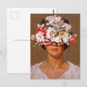 「ペタルプライド」マーガレット – アート&フローラ協会 ポストカード (正面/裏面)