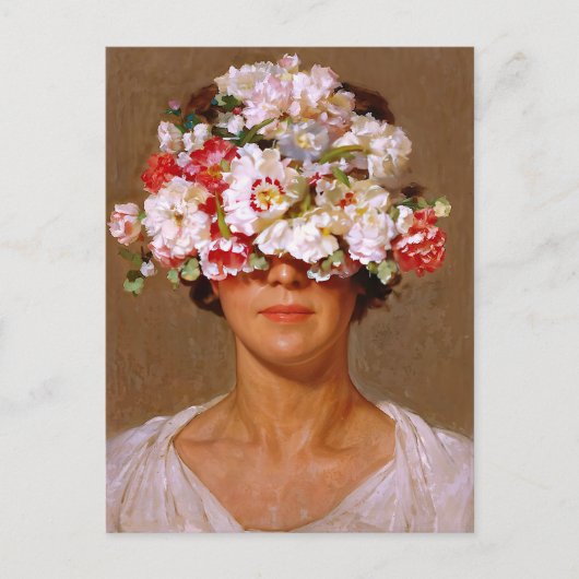 「ペタルプライド」マーガレット – アート&フローラ協会 ポストカード (正面)