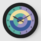 ペタルプリズム (サーキュラー) ラージ壁時計 (正面)