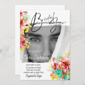 ペタルポートガーデンブライダルシャワー 招待状 (正面/裏面)