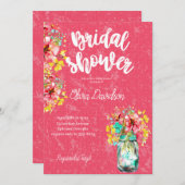 ペタルポートガーデンブライダルシャワー 招待状 (正面/裏面)