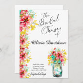 ペタルポートガーデンブライダルシャワー 招待状 (正面/裏面)