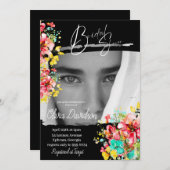 ペタルポートガーデンブライダルシャワー 招待状 (正面/裏面)