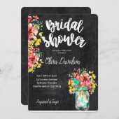 ペタルポートガーデンブライダルシャワー 招待状 (正面/裏面)