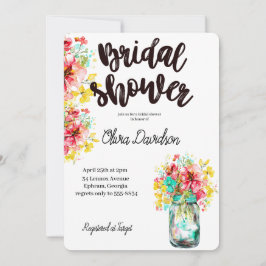 ペタルポートガーデンブライダルシャワー 招待状