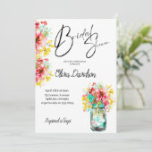 ペタルポートガーデンブライダルシャワー 招待状 (スタンド正面)