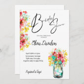 ペタルポートガーデンブライダルシャワー 招待状 (正面/裏面)