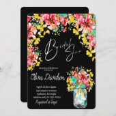 ペタルポートガーデンブライダルシャワー 招待状 (正面/裏面)