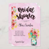 ペタルポートガーデンブライダルシャワー 招待状 (正面/裏面)
