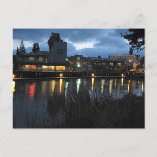 . .ペタルマのお返し鉢と夜はがき ポストカード (正面)