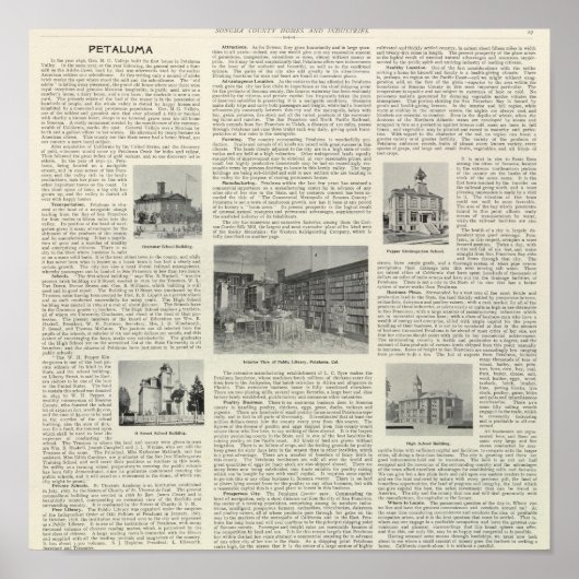 ペタルマ，カリフォルニア ポスター (正面)