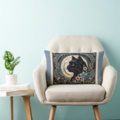 ペタルムーンフレームのミッドナイトミューズ ランバークッション (椅子)