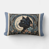 ペタルムーンフレームのミッドナイトミューズ ランバークッション (正面)