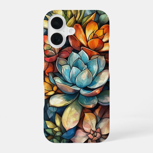 ペタルモザイク iPhone 16ケース (裏面)