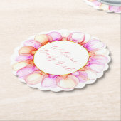 ペタルリースコースター ペーパーコースター (アングル)