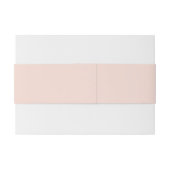 ペタル無地のピンク結婚ズ 招待状ベリーバンド (裏面例)