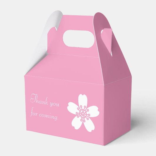 ペタル魅力的ピンクのお気に入りボックスの桜 フェイバーボックス (正面サイド)