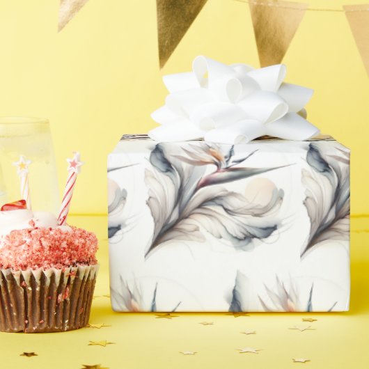 ペタル・オブ・パラダイスの花 ラッピングペーパー (誕生日パーティー)