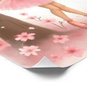 ペタル・ピルエット・プリント ポスター (コーナー)