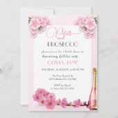 ペタル＆プロセッコ フラワーアーチ サマー ブライダルシャワー 招待状 (正面)