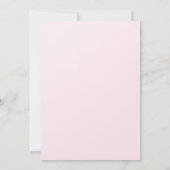 ペタル＆プロセッコ フラワーアーチ サマー ブライダルシャワー 招待状 (裏面)