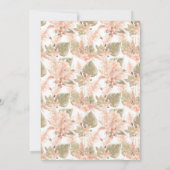 ペタル＆プロセッコ | フラワーチャンピエンス ブライダルシャワー 招待状 (裏面)