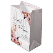 ペタル＆プロセッコ フラワーブライダルシャワー ミディアムペーパーバッグ (正面アングル)