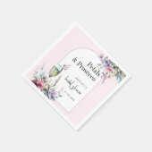 ペタル&プロセッコ フラワーラック ブライダルシャワー スタンダードカクテルナプキン (角)