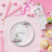 ペタル&プロセッコ フラワーラック ブライダルシャワー ペーパープレート (パーティー)