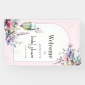 ペタル＆プロセッコ フラワーラック ブライダルシャワー 横断幕 (横)