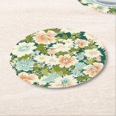 ペタルsipコースター ラウンドペーパーコースター (アングル)