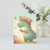 ペタロザウルス（新種の恐竜） ポストカード (スタンド正面)