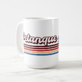 ペタンクギフト、ペタンク恋人、ペタンクプレーヤー コーヒーマグカップ (正面左)