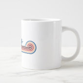 ペタンクギフト、ペタンク恋人、ペタンクプレーヤー ジャンボコーヒーマグカップ (右)