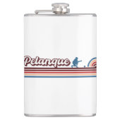 ペタンクギフト、ペタンク恋人、ペタンクプレーヤー フラスク (正面)