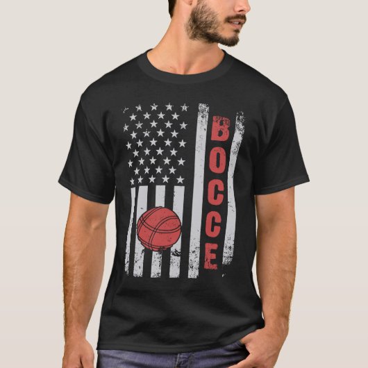 ペタンクゲーム用ボッチェボールプレーヤー10 Tシャツ (正面)