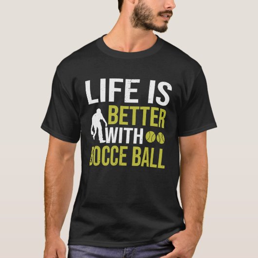 ペタンクゲーム用ボッチェボールプレーヤー5 Tシャツ (正面)