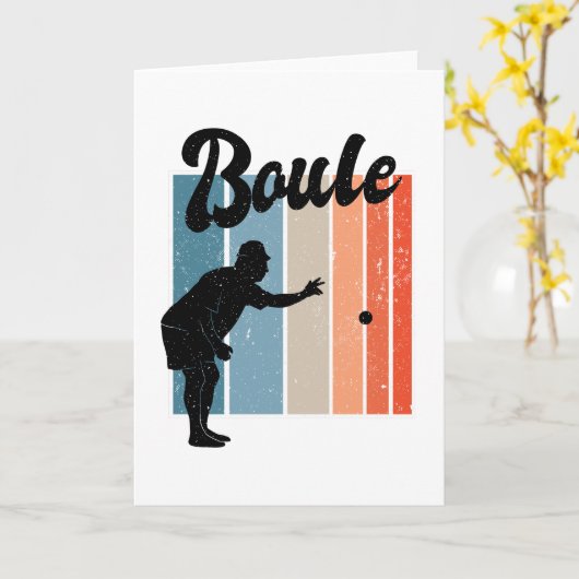 ペタンクゲーム カード (黄色い花)