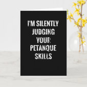 ペタンク·ブールズ·ギフト|ペタンク·ラバー·ブール選手 カード (黄色い花)