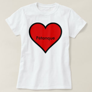 ペタンクTシャツ「ハート」 Tシャツ