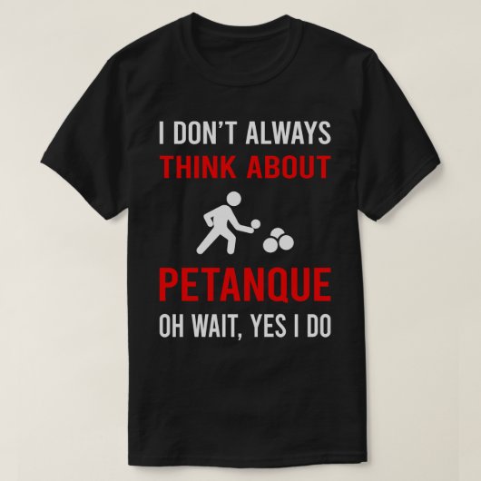 ペタン考えクについて Tシャツ (デザイン正面)