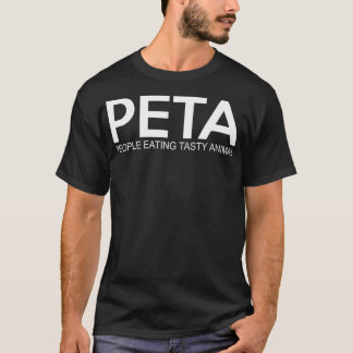 ペタ人食べのおいしい動物 Tシャツ