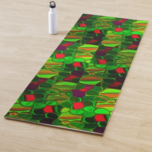 ペダソスのコロリドス、シルクロe formas arredondadas。 ヨガマット (インサイチュ)