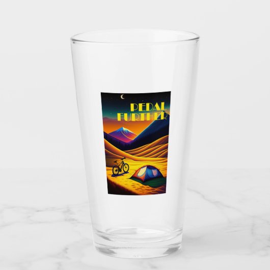 ペダルさらにビケパック山 タンブラーグラス (正面)
