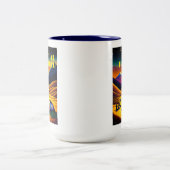 ペダルさらにビケパック山 ツートーンマグカップ (中央)