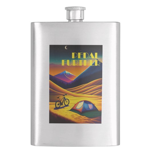 ペダルさらにビケパック山 フラスク (正面)