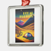 ペダルさらにビケパック山 メタルオーナメント (左)