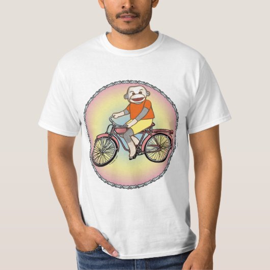 ペダルのモンキーバイクTシャツ Tシャツ (正面)