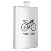 ペダルをさらにバイクパッキン フラスク (右)