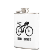 ペダルをさらにバイクパッキン フラスク (左)